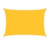 vidaXL Toldo de Vela Rectangular HDPE Amarillo 160 g/m² 4x5 m, Vela de Sombra de Sol, Vela de Sombra, toldo de Patio, Vela de Sombra Solar