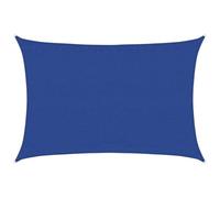 vidaXL Toldo de Vela Rectangular HDPE Azul 160 g/m² 3,5x4,5 m