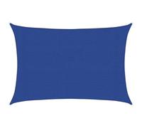 vidaXL Toldo de Vela Rectangular HDPE Azul 160 g/m² 3x5 m