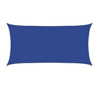 vidaXL Toldo de Vela Rectangular HDPE Azul 160 g/m² 4x7 m, Vela de Sombra de Sol, Vela de Sombra, toldo de Patio, Vela de Sombra Solar, Vela de jardín