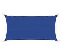 vidaXL Toldo de Vela Rectangular HDPE Azul 2,5x5 m