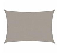 vidaXL Toldo de Vela Rectangular HDPE Gris Claro 160 g/m² 2x3 m, Vela de Sombra de Sol, Vela de Sombra, toldo de Patio, Vela de Sombra Solar