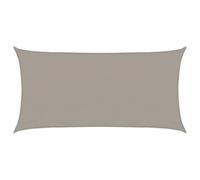 vidaXL Toldo de Vela Rectangular HDPE Gris Claro 160 g/m² 3x6 m, Vela de Sombra de Sol, Vela de Sombra, toldo de Patio, Vela de Sombra Solar