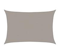 VidaXL Toldo de Vela Rectangular HDPE Gris Claro 4x5 m, Vela de Sombra Solar para Patio, 160 g/m²