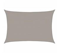 VidaXL Toldo de Vela Rectangular HDPE Gris Claro 5x7 m - Vela de Sombra Solar para Patio 160 g/m²