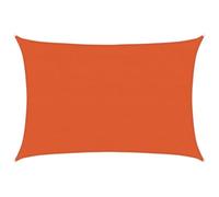 vidaXL Toldo de Vela Rectangular HDPE Naranja 160 g/m² 4x5 m, Vela de Sombra de Sol, Vela de Sombra, toldo de Patio, Vela de Sombra Solar