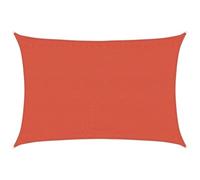vidaXL Toldo de Vela Rectangular HDPE Terracota 160 g/m² 3,5x4,5 m