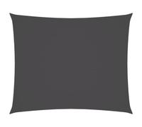 vidaXL Toldo de Vela Rectangular Lona de Sombra Protección Rayos UV Patio Exteriores Jardín Aire Libre Terraza Piscina de Tela Oxford Gris 4x6 m