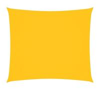 vidaXL Toldo de Vela Rectangular Tela Oxford Amarillo 2x2,5 m, Vela Parasol, Lona Vela Solar, Protector Solar, Velas Parasol, Lona Vela Solar