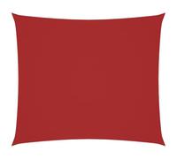 vidaXL Toldo de Vela Rectangular Tela Oxford Rojo 2x2,5 m, Vela Parasol, Lona Vela Solar, Protector Solar, Velas Parasol, Lona Vela Solar