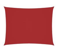 vidaXL Toldo de Vela Rectangular Tela Oxford Rojo 2x3,5 m, Vela Parasol, Lona Vela Solar, Protector Solar, Velas Parasol, Lona Vela Solar