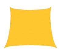 vidaXL Toldo de Vela Trapecio HDPE Amarillo 160 g/m² 4/5x4 m, toldo de Vela Forma Trapecio, Vela de Sombra Solar, Vela de jardín