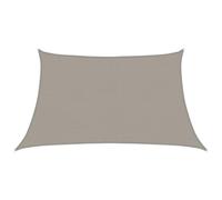 vidaXL Toldo de Vela Trapecio HDPE Gris Claro 160 g/m² 3/4x2 m, toldo de Vela Forma Trapecio, Vela de Sombra Solar, Vela de jardín