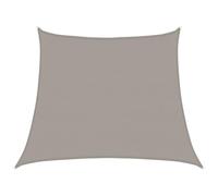 vidaXL Toldo de Vela Trapecio HDPE Gris Claro 160 g/m² 3/4x3 m, toldo de Vela Forma Trapecio, Vela de Sombra Solar, Vela de jardín