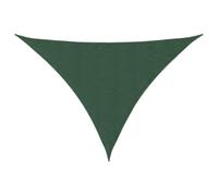 vidaXL Toldo de Vela Triangular de Tela Oxford Verde Oscuro 3x4x5 m, Vela Parasol, Lona Vela Solar, Protector Solar, Velas Parasol, Lona Vela Solar