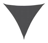 vidaXL Toldo de Vela Triangular Lona de Sombra Protección Rayos UV Patio Exteriores Jardín Aire Libre Terraza Piscina Tela Oxford Gris 3,6x3,6x3,6 m