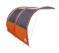 vidaXL Toldo Impermeable para Camping - Gris y Naranja. ¡Ideal para picnics y Eventos! Se Monta fácil con Anclajes para el Suelo. Es un básico para Senderismo y Aventuras al Aire Libre.