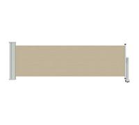 vidaXL Toldo Lateral 100% poliéster Hierro Acero, Toldo Ajustable, Cubierta de jardín, Barrera de Patio, Cortina Exterior, Protector contra Viento, Pantalla de privacidad