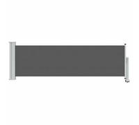 vidaXL Toldo Lateral 100% poliéster Hierro Acero, Toldo Ajustable, Cubierta de jardín, Barrera de Patio, Cortina Exterior, Protector contra Viento, Pantalla de privacidad