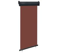 vidaXL Toldo Lateral de balcón marrón 105x250 cm