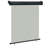 vidaXL Toldo Lateral de Balcón, Pantalla de Privacidad, Toldo Vertical Resistente al Rayos UV, Sombrilla para Jardín Terraza, Gris