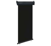 vidaXL Toldo Lateral de Balcón Paraviento Pantalla Protector Solar Cortavientos Privacidad Parasol Protegerse del Sol o del Viento 85x250cm Negro
