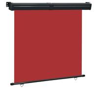 vidaXL Toldo Lateral de balcón Rojo 165x250 cm