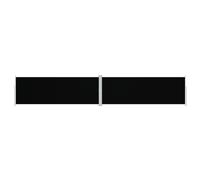 vidaXL Toldo lateral extensible negro 180 x 1000 cm