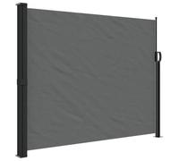 vidaXL Toldo Lateral Retráctil, Pantalla de Privacidad, Toldo Resistente al Agua Rayos UV, Toldo Lateral para Jardín Patio Balcón, Gris Antracita
