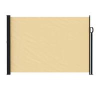 vidaXL Toldo Lateral retráctil Arena 500 x 140 cm Poliéster, Toldos retráctiles Modernos, rectangulares para Sombra, privacidad, división en jardín, protección contra Viento