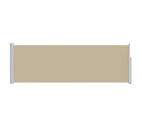 vidaXL Toldo Lateral retráctil Beige 300 x 100 cm Poliéster, Sombrilla Ajustable para Patio, soluciones de toldos, Pantalla de jardín, Refugio retráctil para Confort en terraza y jardín