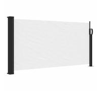vidaXL Toldo lateral retráctil Blanco 100 x 500 cm