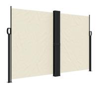 vidaXL Toldo Lateral retráctil Crema 160x1000 cm