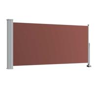vidaXL Toldo Lateral retráctil de jardín marrón 120x300 cm