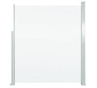 vidaXL Toldo Lateral Retráctil de Jardín Patio Separador Terraza Balcón Pantalla Solar Viento Enrollable Automático Crema160x300 cm