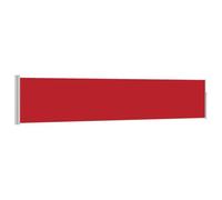 vidaXL Toldo Lateral retráctil de jardín Rojo 100x514 cm