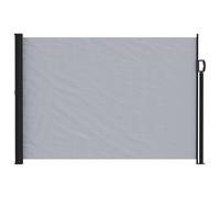 vidaXL Toldo Lateral retráctil Gris 500 x 120 cm Poliéster, Toldos retráctiles Modernos, rectangulares para Sombra, privacidad, división en jardín, protección contra Viento