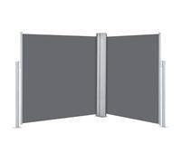 vidaXL Toldo lateral retráctil gris antracita 140x600 cm