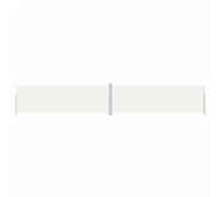 vidaXL Toldo Lateral Retráctil Jardín Separador Terraza Balcón Pantalla Solar Viento Enrollable Función Retroceso Automático Crema 200x1200 cm