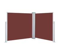vidaXL Toldo Lateral retráctil marrón 100x600 cm