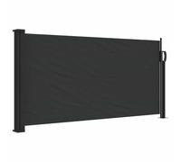 vidaXL Toldo Lateral retráctil Negro 100x300 cm