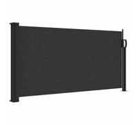 vidaXL Toldo Lateral retráctil Negro 100x500 cm