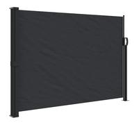 vidaXL Toldo Lateral retráctil Negro 140x500 cm