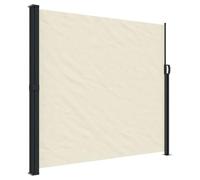 vidaXL Toldo Lateral Retráctil, Pantalla de Privacidad, Toldo Resistente al Agua Rayos UV, Toldo Lateral para Jardín Patio Balcón, Crema