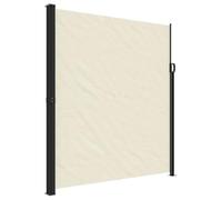 vidaXL Toldo Lateral Retráctil, Pantalla de Privacidad, Toldo Resistente al Agua Rayos UV, Toldo Lateral para Jardín Patio Balcón, Crema
