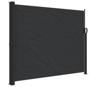vidaXL Toldo lateral retráctil Negro 160x600 cm