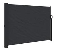vidaXL Toldo lateral retráctil Negro 140x300 cm