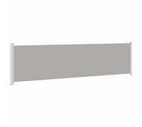 vidaXL Toldo Lateral retráctil para Patio Gris 614x160 cm