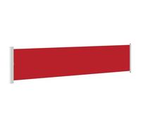 vidaXL Toldo Lateral retráctil para Patio Rojo 140x600 cm