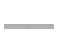 vidaXL Toldo Lateral Retráctil para Patio Separador Terraza Balcón Pantalla Solar Viento Función Retroceso Automático Gris Antracita 140x1200 cm
